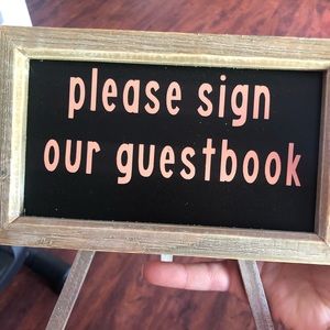 Guestbook sign